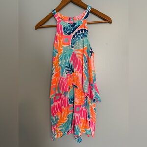 Lilly Pulitzer Edona Romper in Goombay Smashed